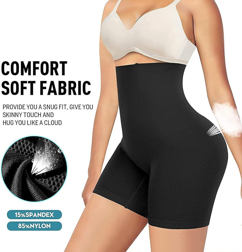 High Waist Body Shaper Shorts – Tummy Control, Butt Lifter & Thigh Slimmer for Women