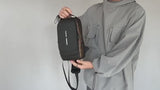 Sling Bag for Men & WomenMen's Anti-Theft Crossbody Sling Bag with USB Charging Port – Waterproof Chest Backpack